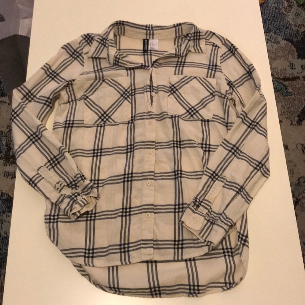 Plaid button up